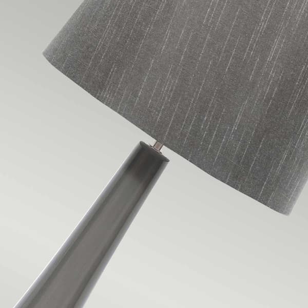 Bordslampa porslin grå hög 88 cm Spin E27 60W Elstead
