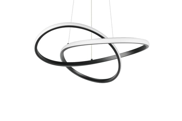 Design-riippuvalaisin musta LED-silmukka 36W MANSA RL