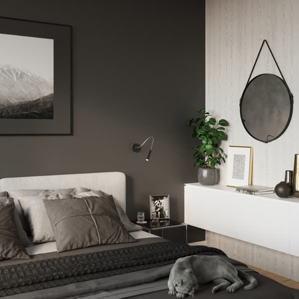 Væglampe VERTIX sort Pure Lume PU.0910