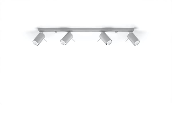 Kattovalaisin RING 4L Harmaa Sollux Lighting SL.0453