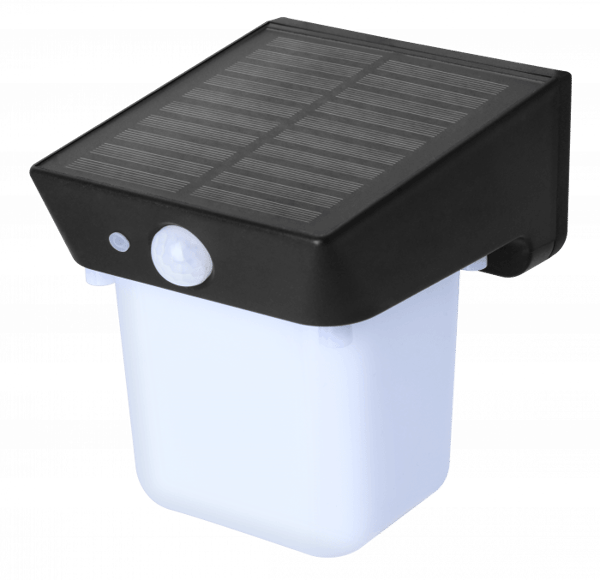 Ecolight EC20741 Solar utomhusvägglampa med rörelse- och skymningssensor