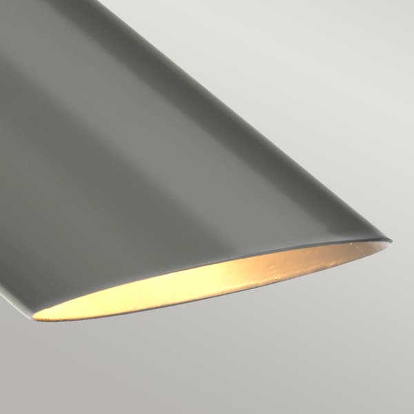 Bordslampa grå mörk spotlight Quinto E27 8W Elstead