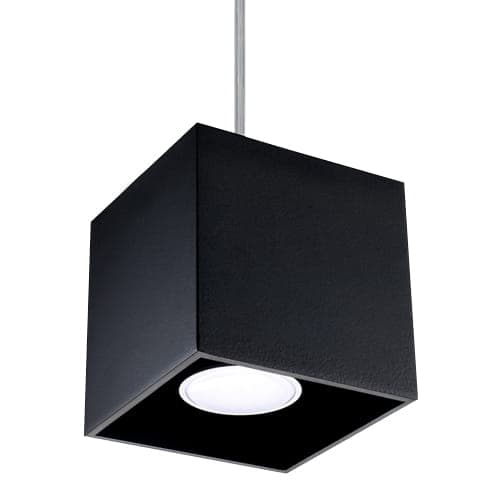 Pendellampe QUAD 1 Sort Sollux Lighting SL.0060