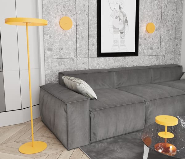 Bordlampe moderne orange flad 2xG9 8W NEMO Emibig