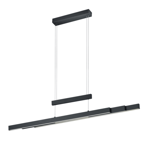 LED lysekrone TRAJAN sort Trio 375310532