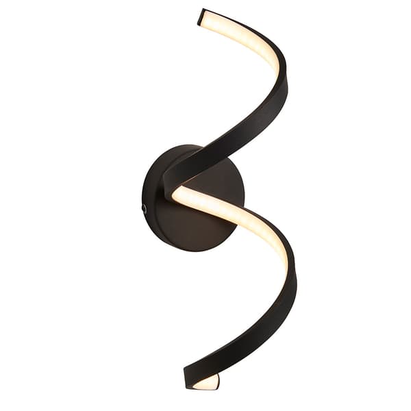 Modern svart LED-vägglampa 12W ASTRAL Endon