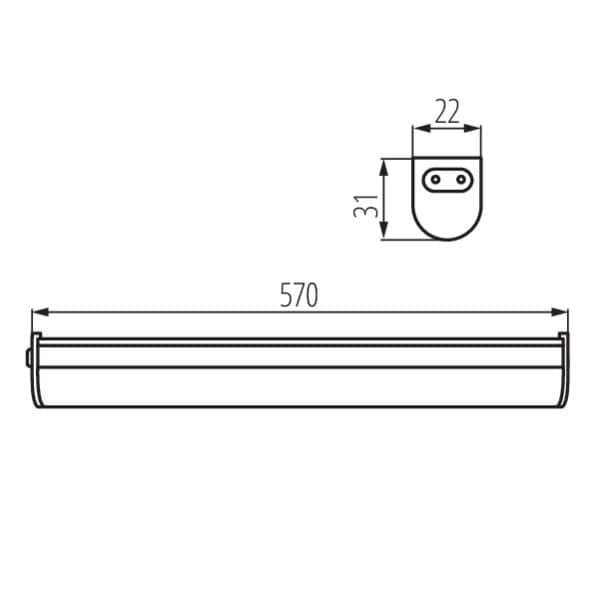 Kanlux LINUS LED underskabsbelysning model 27591
