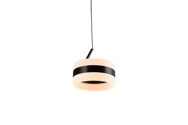 Minimalistisk sort lille LED ring pendel 8W DIOS Trio