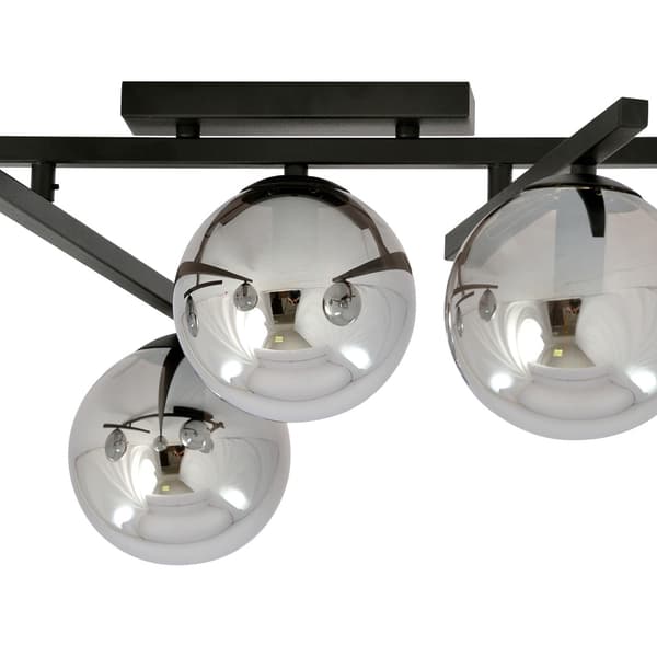 Emibig loftlampe 4xE14 40W SMART 4 SORT/GRAFIT 1104/4