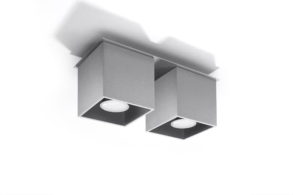 Spot QUAD 2 Harmaa Sollux Lighting SL.0064