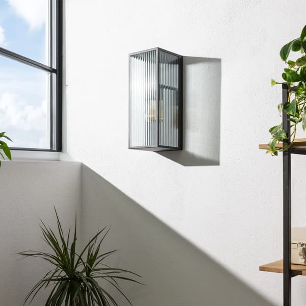 Vägglampa utomhus Svart Klassisk E27 Abruzzo Michael E27