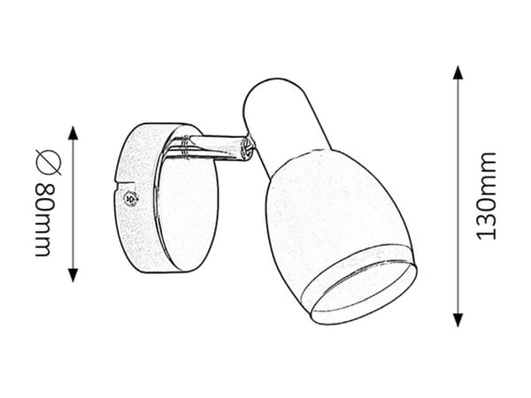 Moderne badeværelsesvæglampe E14 krom Elite 6060 Rabalux
