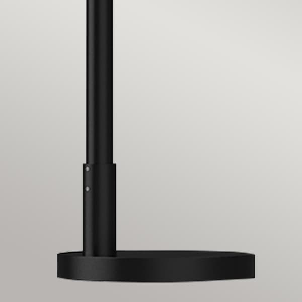 Gulvlampe moderne mat sort konisk skærm 1xE27 60W REMYCK Alora Mood