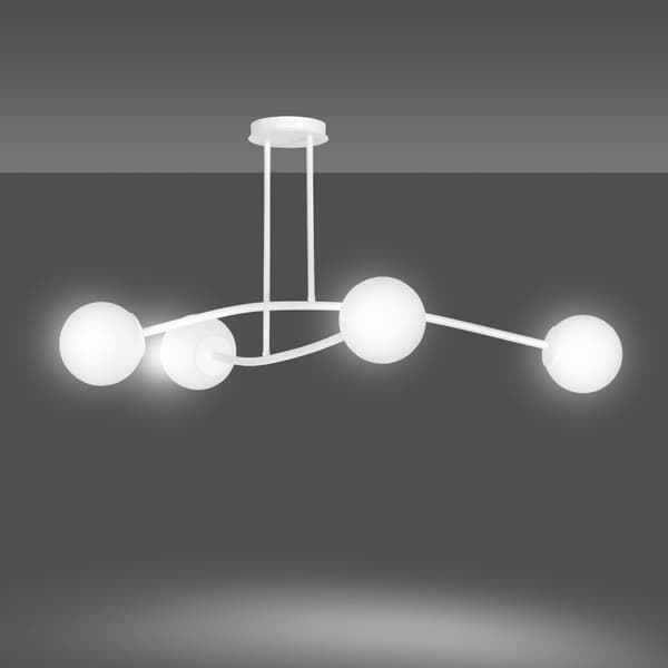 LOFTLAMPE Emibig 4xE14 40W HALLDOR 4 HVID 1025/4