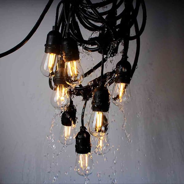 Eko-light LED haveguirlande METRÓW EKO6918 sort