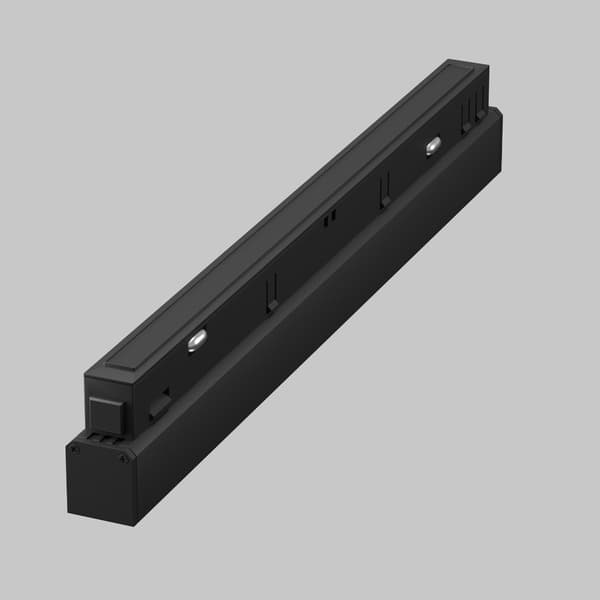 Sort lineær LED-skinnespot 12W 2700K BASIS Maytoni Technical