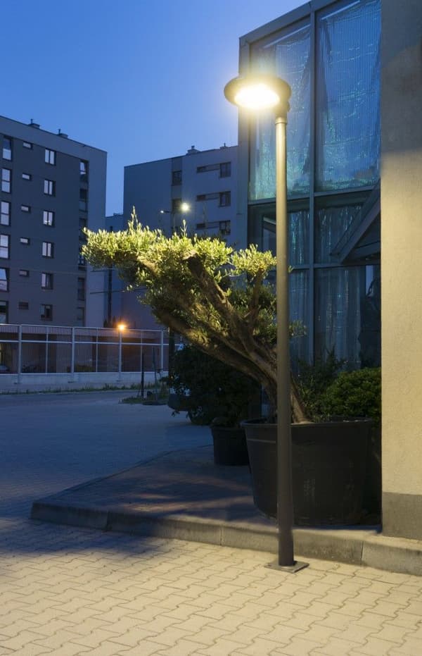 LED-gadelygtehoved 50W mørkegrå IP65 SU-MA TN-HEAD