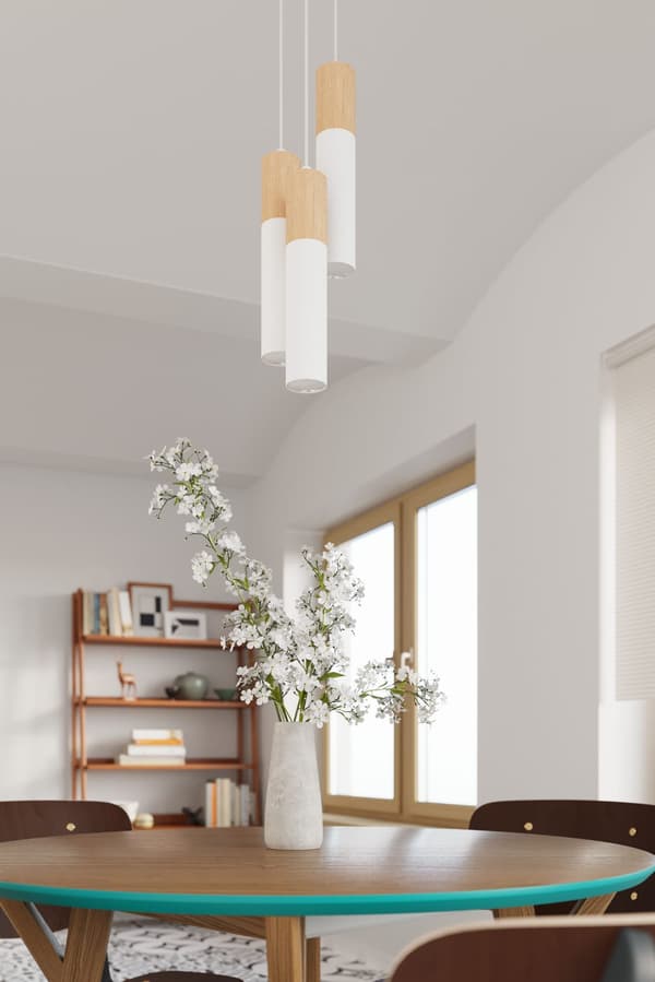 PABLO 3 vit ljuskrona Sollux Lighting SL.0630