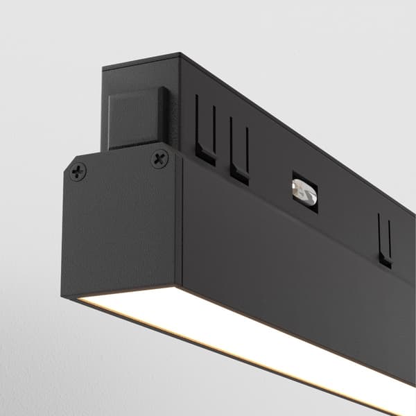 1-faset skinnespot sort lineær LED 12W 3000K BASIS Maytoni Technical