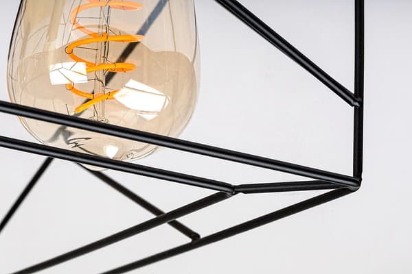 Loftlampe E27 4x40W sort 71024 Boire Rabalux