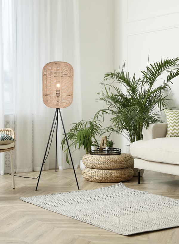 RUNA gulvlampe sort Trio 403000132