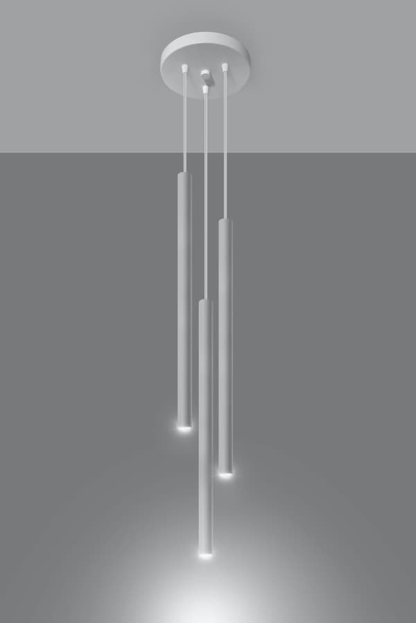 PASTELO 3P vit ljuskrona Sollux Lighting SL.0467
