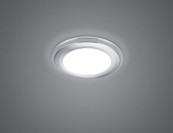 Infälld spotlight AURA silver Trio 652310106