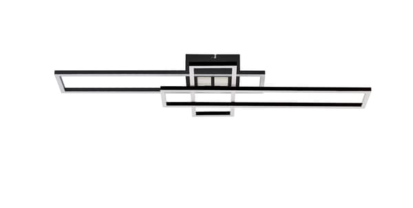 Loftlampe moderne geometrisk sort LED 55W LUMENZ Zuma Line