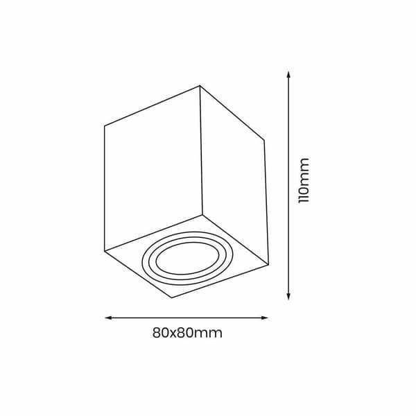 Milagro BIMA RING ML7684 vit LED-takspotlight