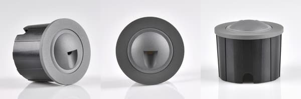 LED trappe- og facadebelysning Q2 rund 313683 Polux
