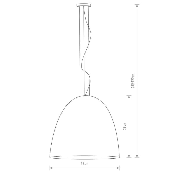 EGG lysekrone hvid-guld Ø75cm Nowodvorski 9025