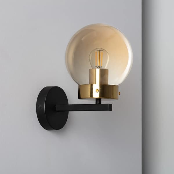 Vägglampa Glaskula Abruzzo Clasico E27