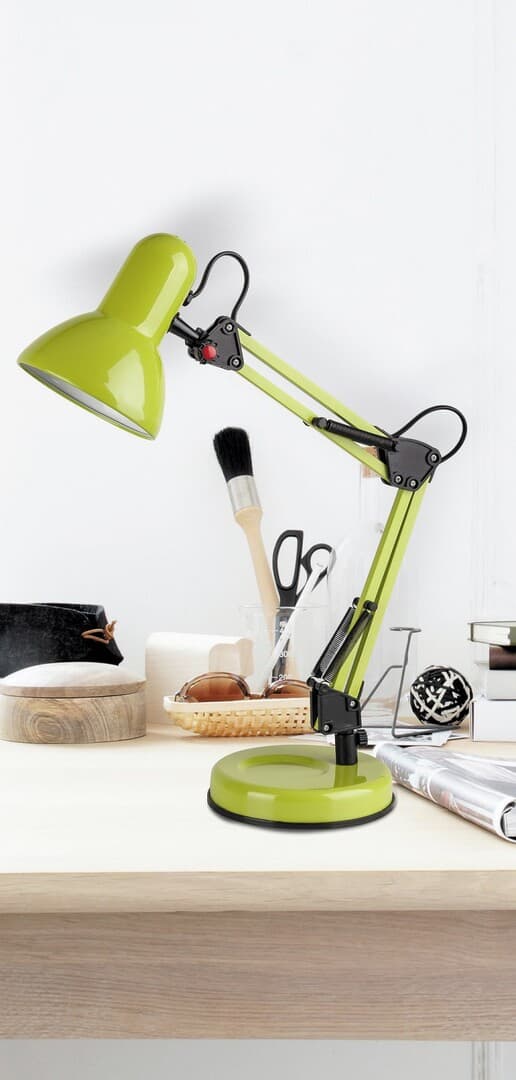 Grön skrivbordslampa E27 Samson 4178 Rabalux