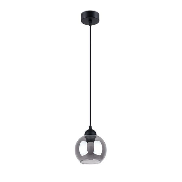 Pure Lume ROVANO pendel sort glaskugle E27 PU.1141