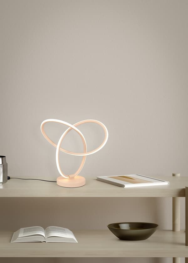 Bordslampa modern sandflätad LED 8W LANDO RL