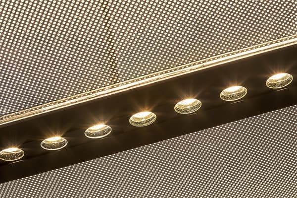 Pendellampe moderne sort transparent disk LED 24W Norael Rabalux