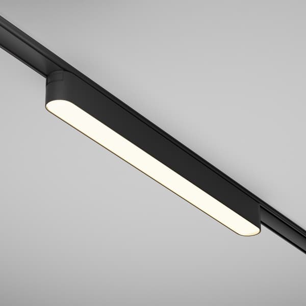 1-faset skinnespot sort lineær LED 16W 3000K BASIS Maytoni Technical