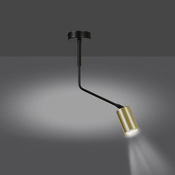 LOFTLAMPE Emibig 1xGU10 30W VERNO 1 SORT 655/1