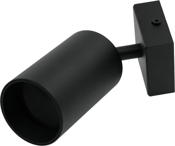 Sort væg-/loftlampe GU10 QUALIS ID-6001 Idealed