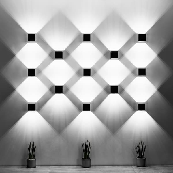 Seinävalaisin TETRIS 1 Harmaa Pure Lume PU.0058