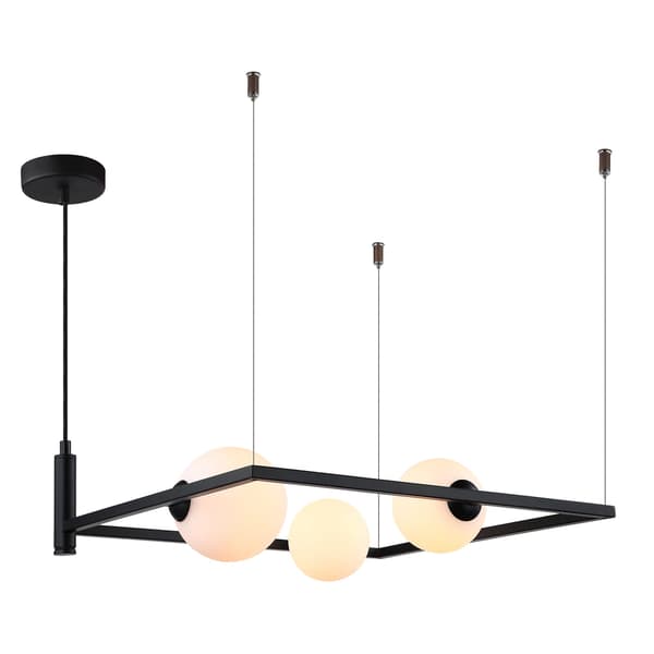 Italux Gareth moderne sorte lysekrone MDM-3975/3 BK