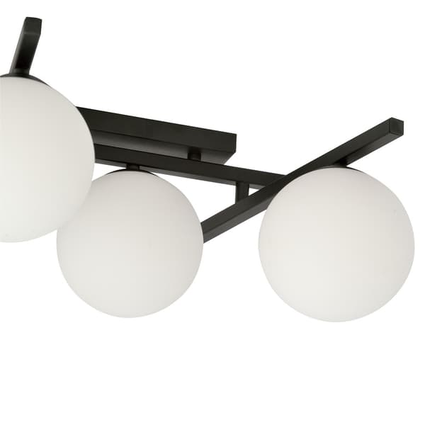 Lysekrone Emibig 5xE14 40W SMART 5 BLACK/OPAL 1103/5