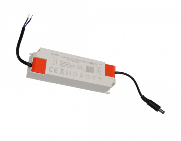 Strømforsyning til LED-paneler 60W 230V EMC NF 30-42V DC Ecolight EC20025