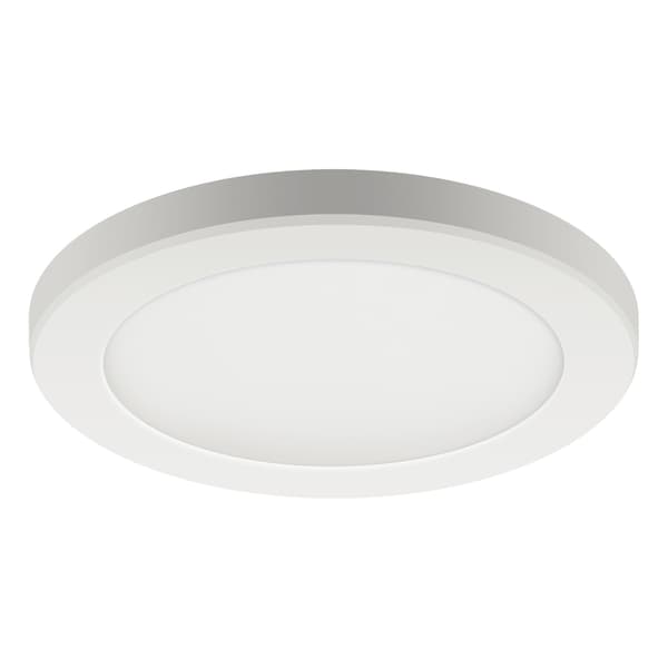 Moderne loftsplafond UNI montering til stue, entré, hvid, rund Ø30cm, variabel farve LED 24W OLGA Struhm