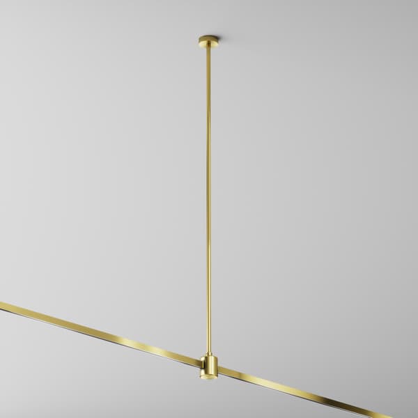 Loftmontering med lige strømstik 80 cm messing FLARITY Maytoni Technical