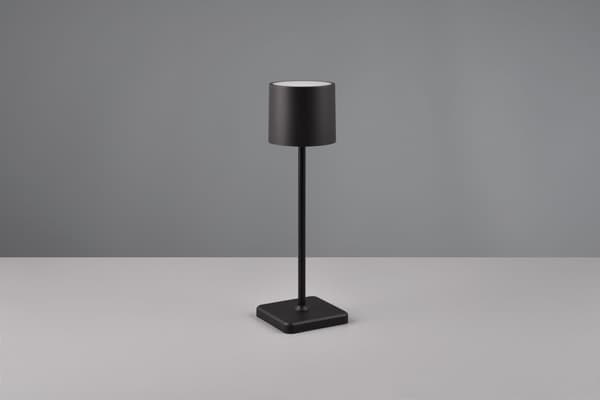 FERNANDEZ sort bærbar udendørslampe RL R54096132