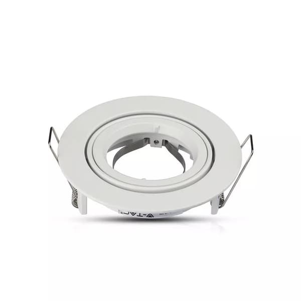 V-TAC GU10 Takspot Rund Rörlig Vit VT-775