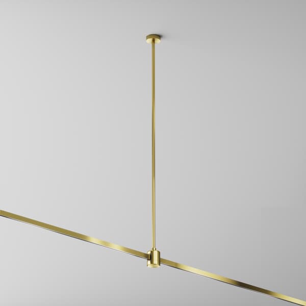 Loftmontering med lige strømstik 75 cm messing FLARITY Maytoni Technical