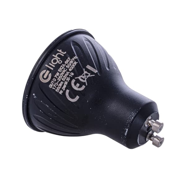 LED-pære GU10 6W sort neutral Eko-light EKZA268