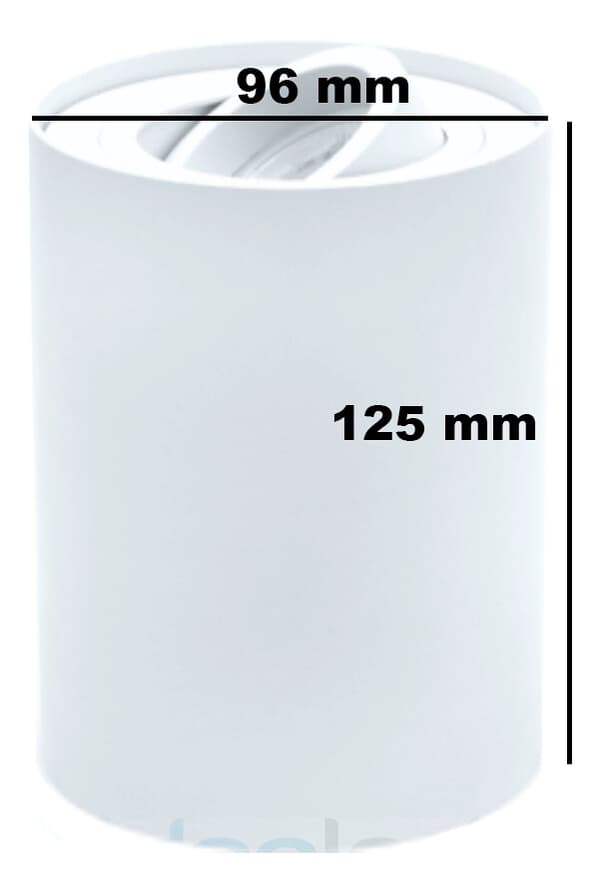 CRONO 5004 IdeaLED hvid justerbar LED-rørarmatur til overflademontering